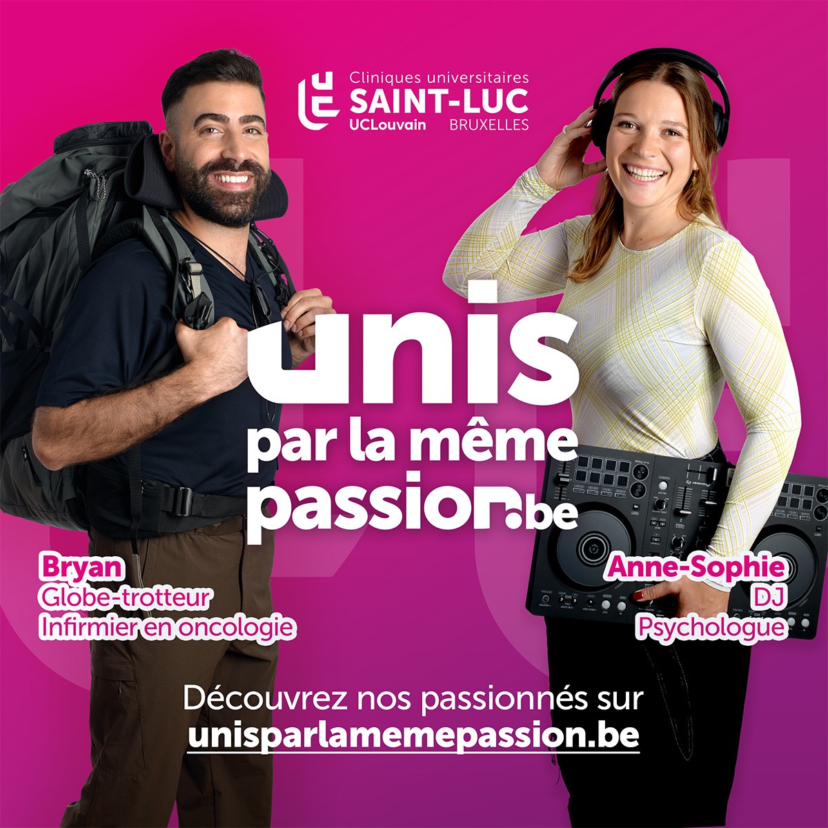 Collaborateurs Saint-Luc unis par la même passion