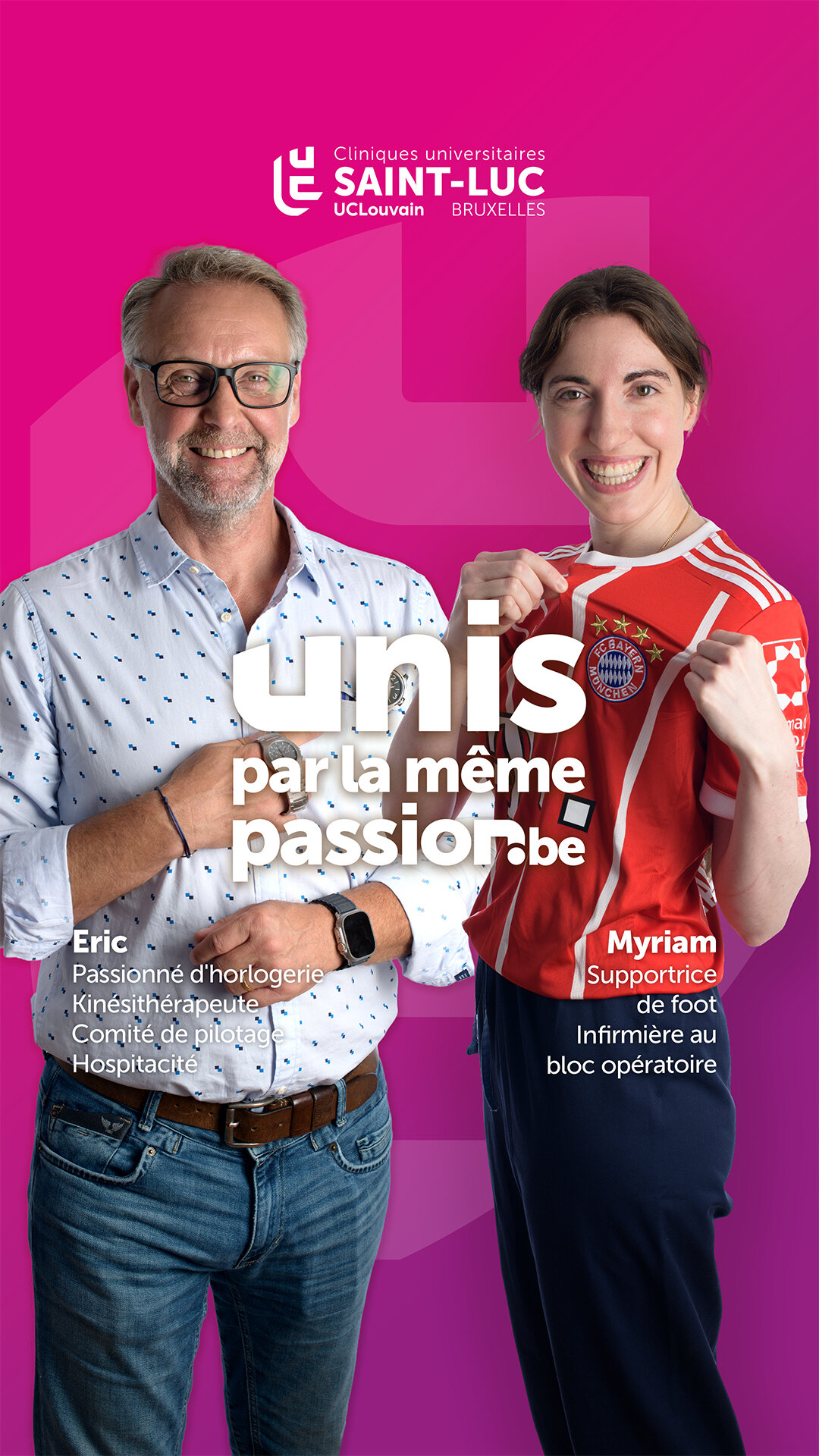 Collaborateurs Saint-Luc unis par la même passion