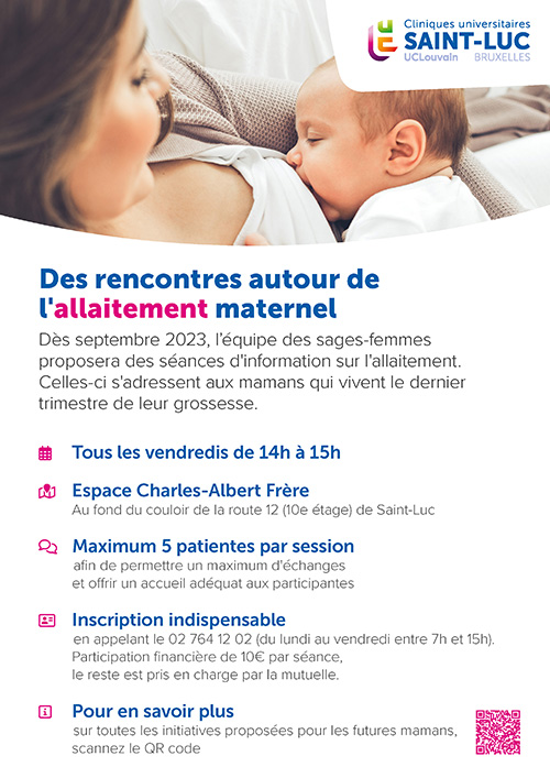 Sessions d'information sur l'allaitement