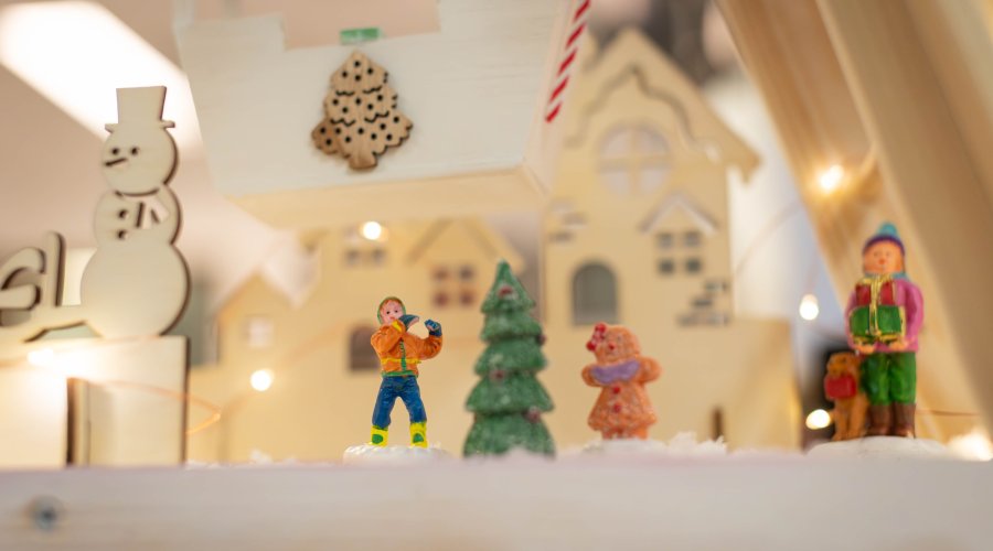 Décoration de Noël aux Soins intensifs pédiatriques