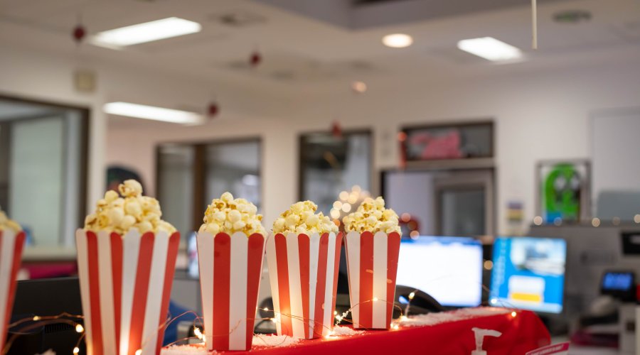 Décoration de Noël aux Soins intensifs pédiatriques