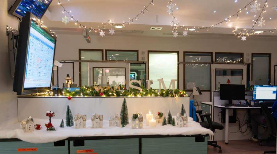 Décoration de Noël aux soins intensifs M