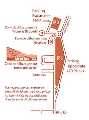 Plan des parkings