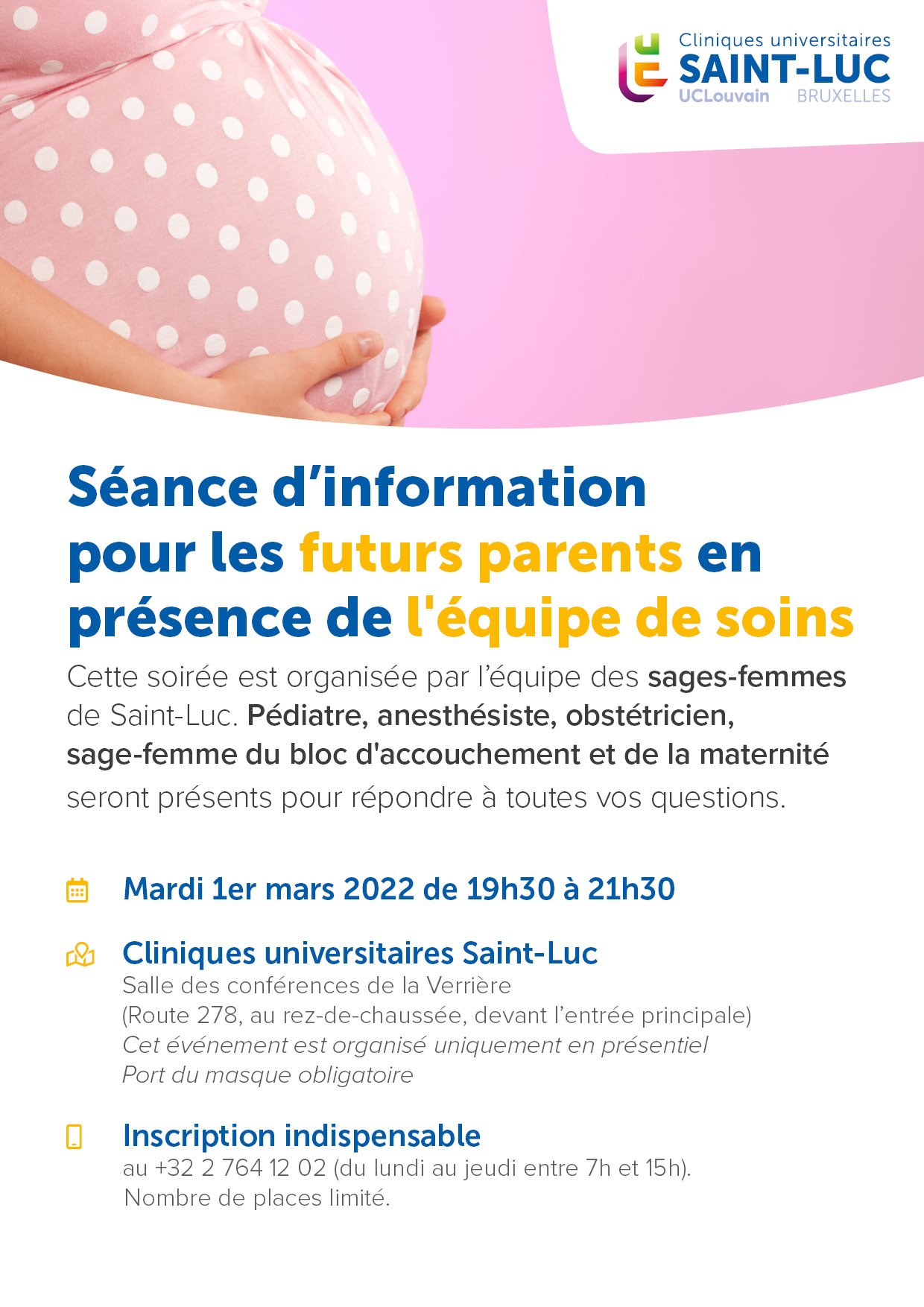 Flyers - séance d'info futurs parents