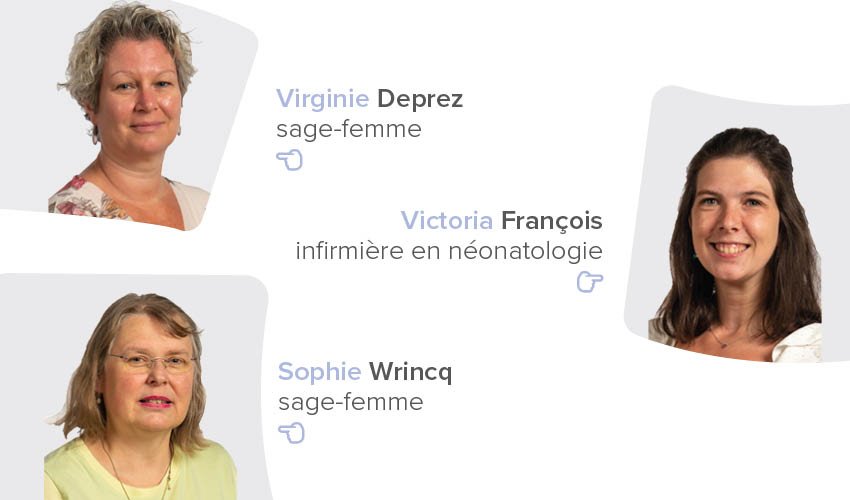 Les visages des professionnelles de l'allaitement à Saint-Luc
