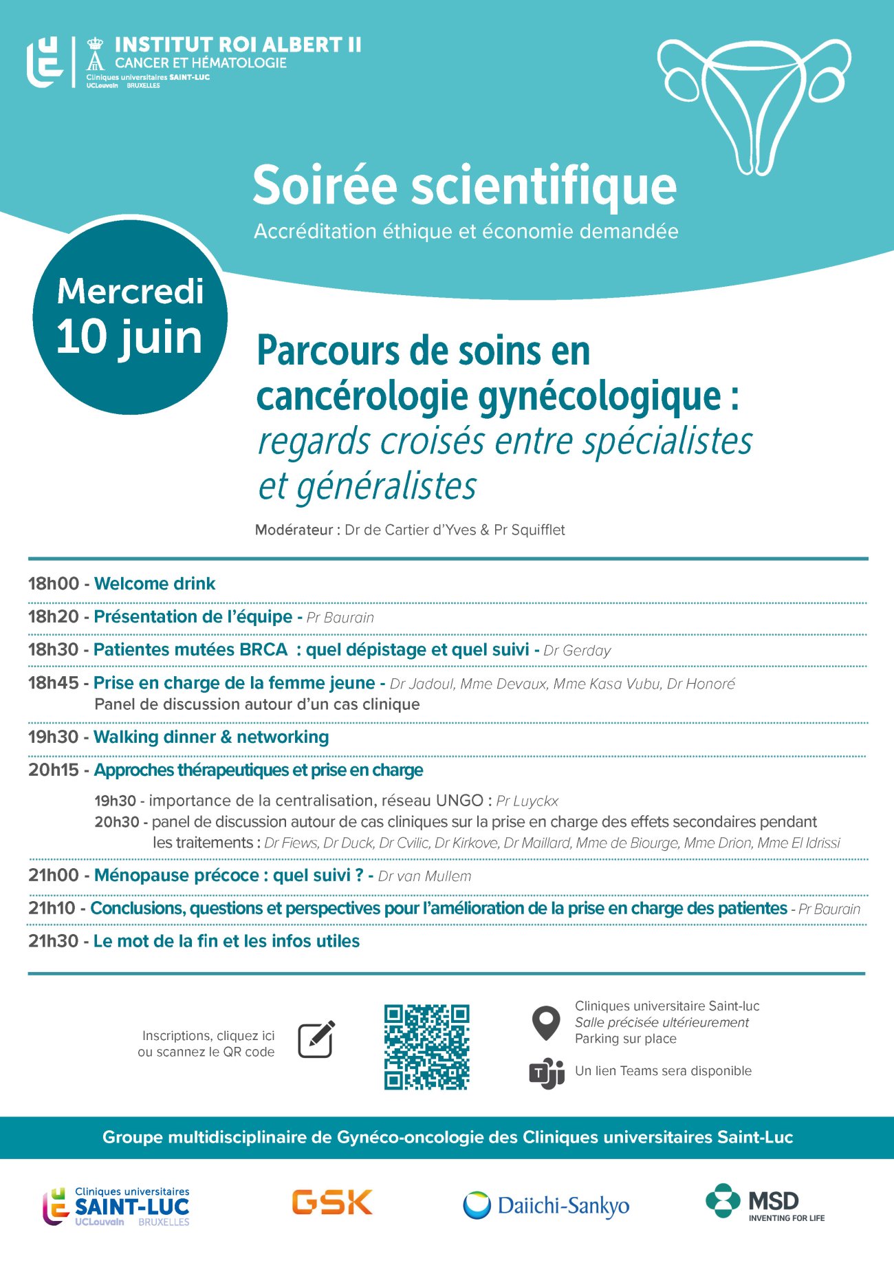Programme soirée scientifique onco gynéco