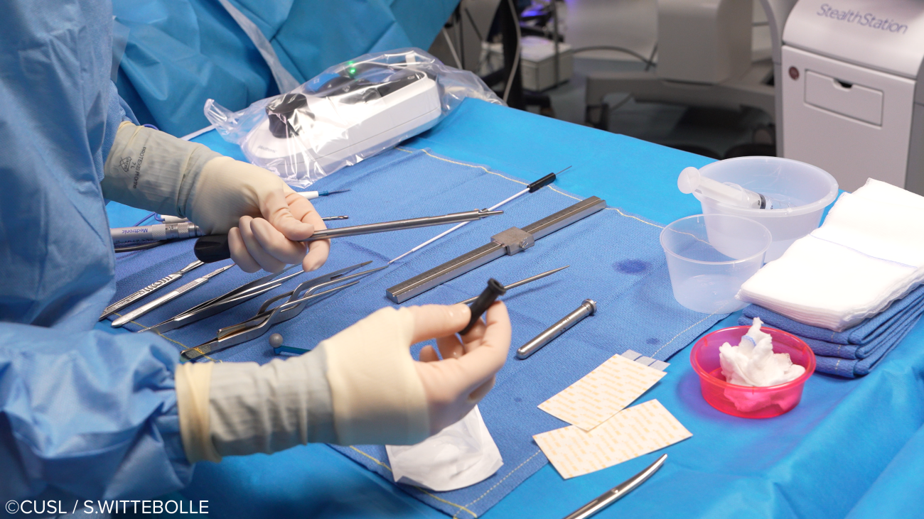 Neurochirurgie - opération d'épilepsie réfractaire