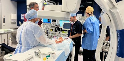 Procédure de cardiologie pédiatrique